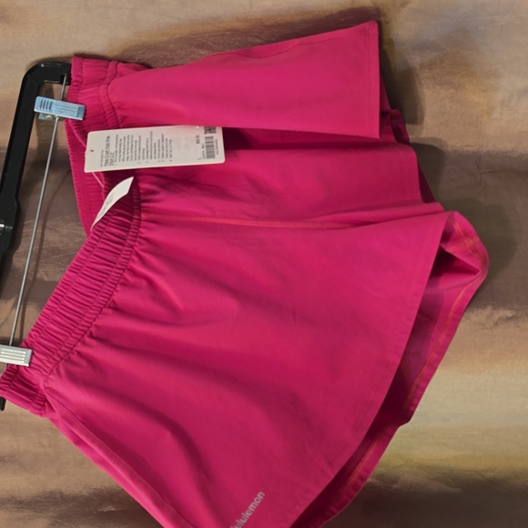 Lululemon Athletica Women's Raspberry Coulis Athletic Shorts - Picture 3 of 6